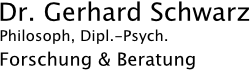 Dr. Gerhard Schwarz | Philosoph, Dipl.-Psych. Logo